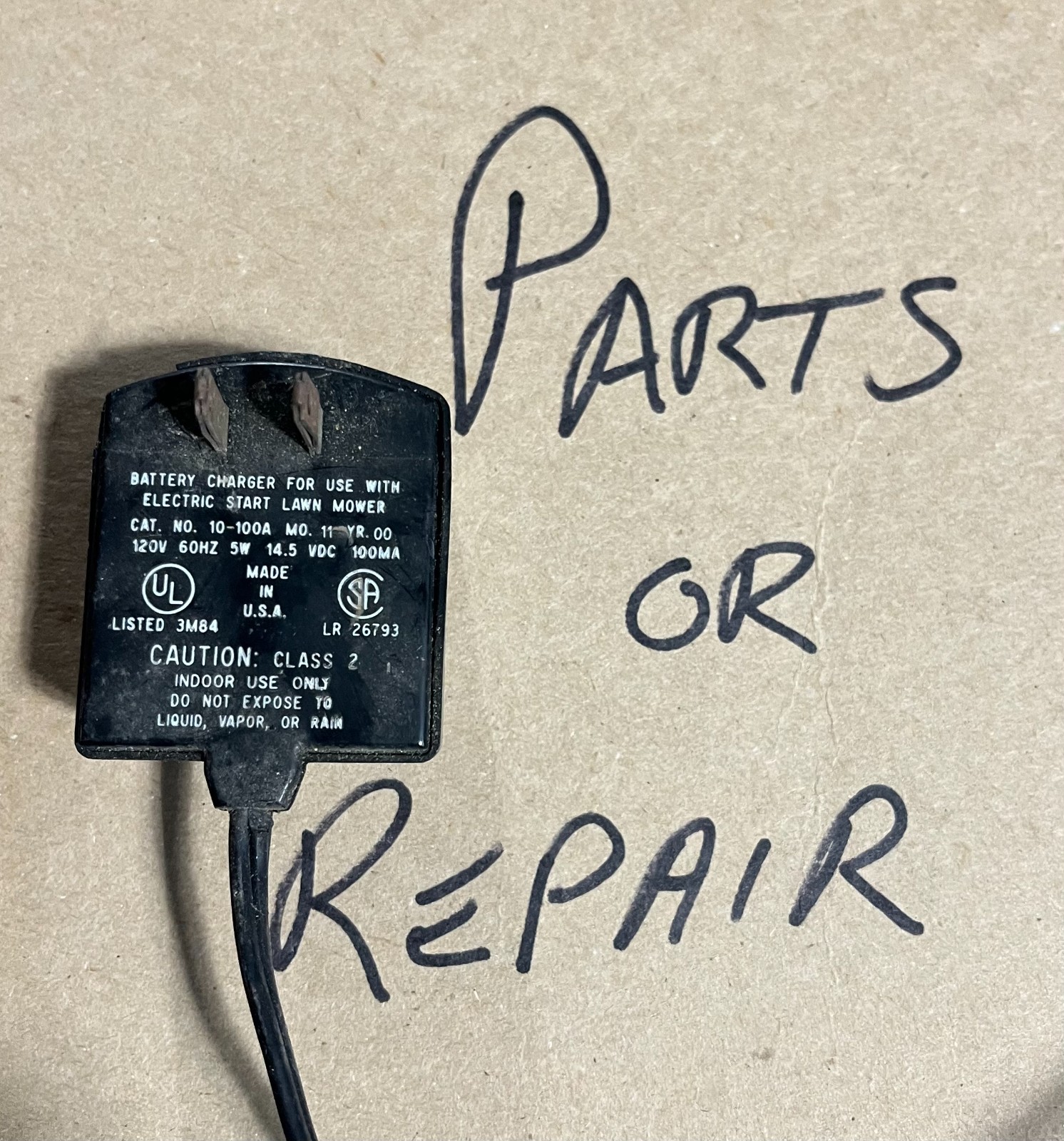 John Deere OEM Key Start Mower Charger JS63e - PARTS or REPAIR gallery