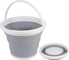 Convenient, inexpensive, extremely simple folding bucket for household needs