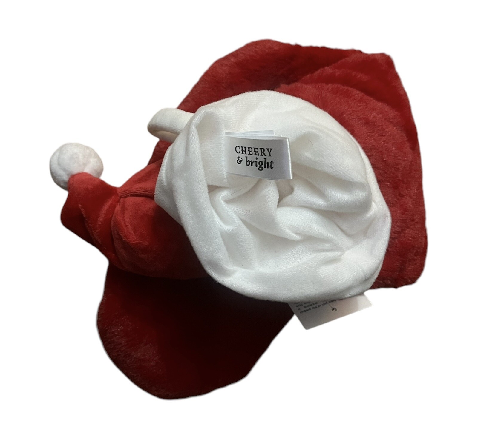 Cheery & Bright Christmas Stocking Black Santa 20L x 12W gallery