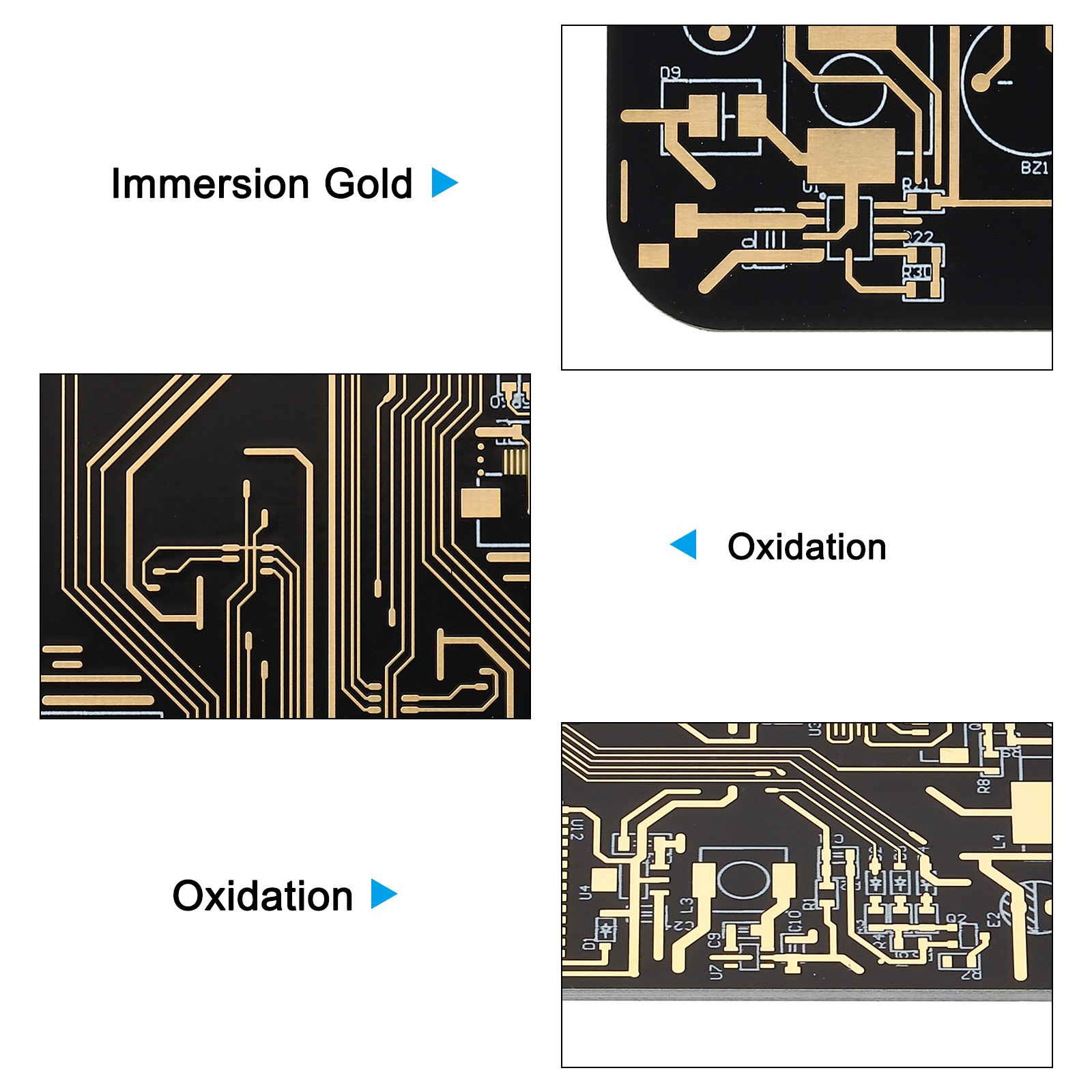 4pcs Coasters PCB Circuit Board Coasters FR-4 Drink Bar Coasters Black gallery