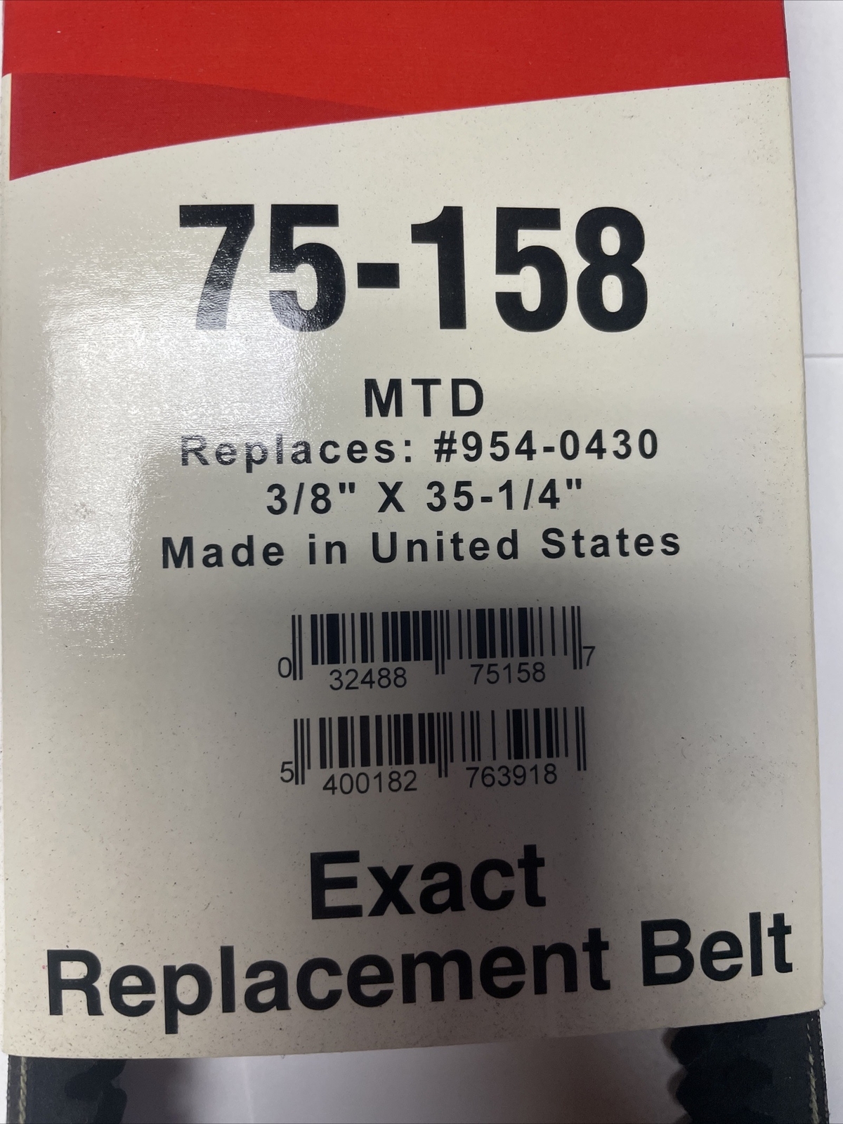 2 Pack Oregon 75-158 Premium Replacement Belt MTD 954-0430 gallery