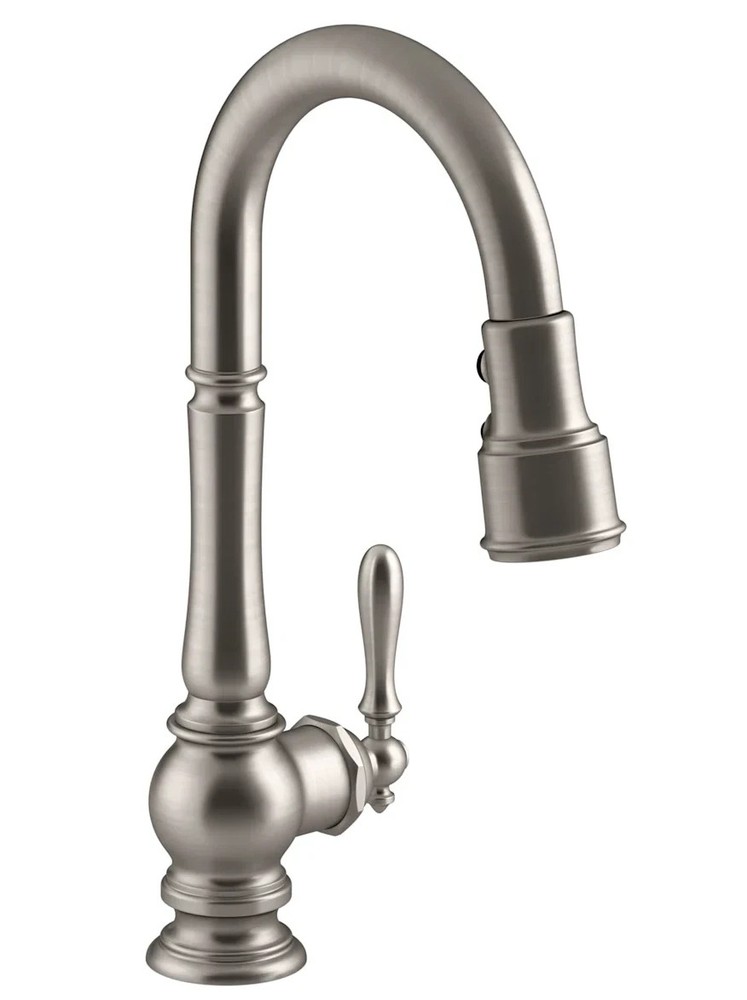 Kohler 99261-VS Artifacts Pull Down Spray Kitchen Faucet Vibrant Stainless
