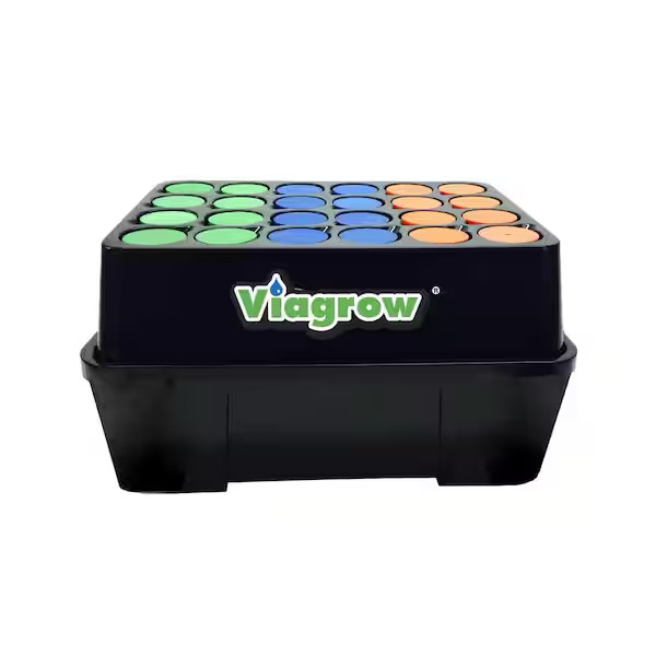 24-Site Aeroponic Clone Machine Plant Cloning System Fast Root Growth Black gallery