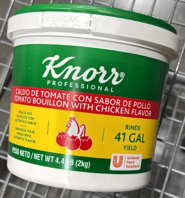 Knorr Professional Tomato Bouillon Chicken Flavor Powder Halal Fat Free 4.4 lb gallery