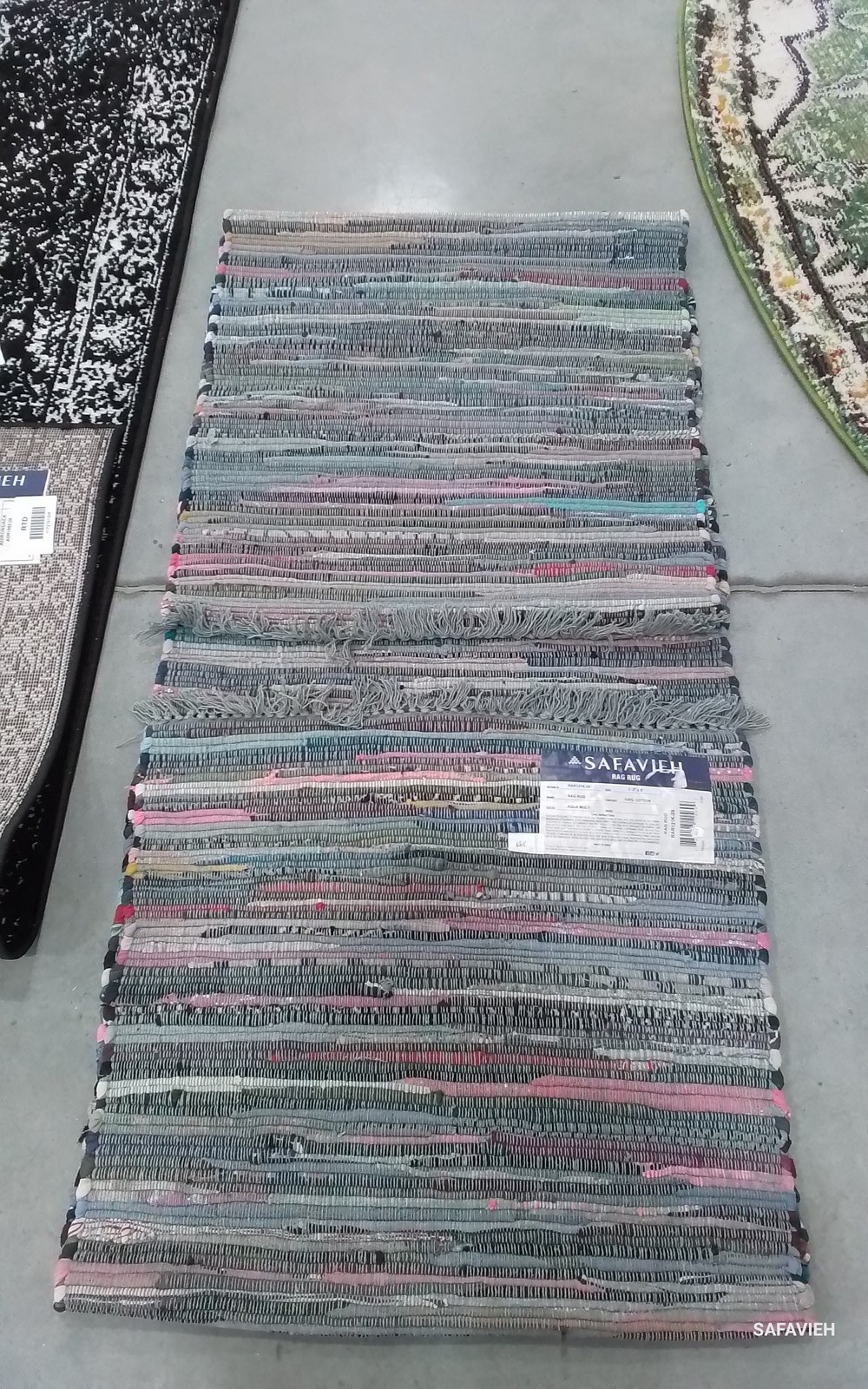 AQUA / MULTI 2'-3" x 9'-0" Flaw in Rug, Reduced Price 1172791309 RAR121K-29 gallery