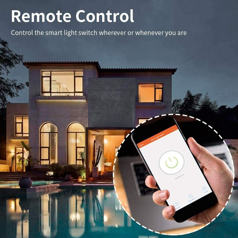 3 Way Smart Light Switch, work with Alexa IFTTT Remote Control, No Hub Required gallery