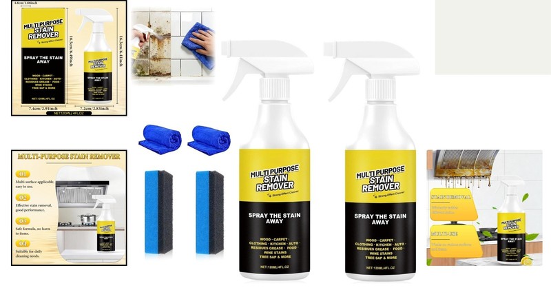 2PCS Alien Multi Purpose Stain Remover, Foam Cleaner Spray, A powerful cleane... gallery