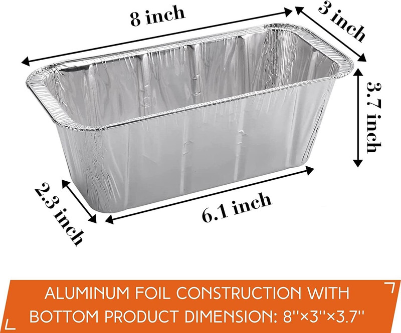 30-Pack Blackstone Griddle Accessories Drip Pan Liners, Aluminum Foil Pan Dispos gallery