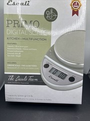 Escali Primo Digital Kitchen Scale 5000g/11lb Silver