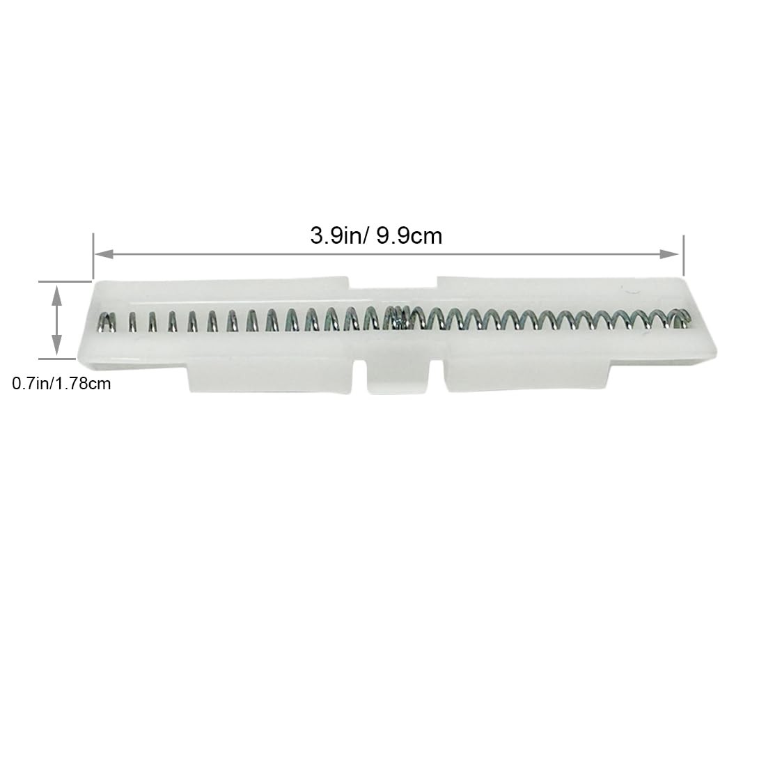 2pcs Bi-Fold Door Slide Guide, Nylon Bifold Closet Door Spring for Top Mount ... gallery