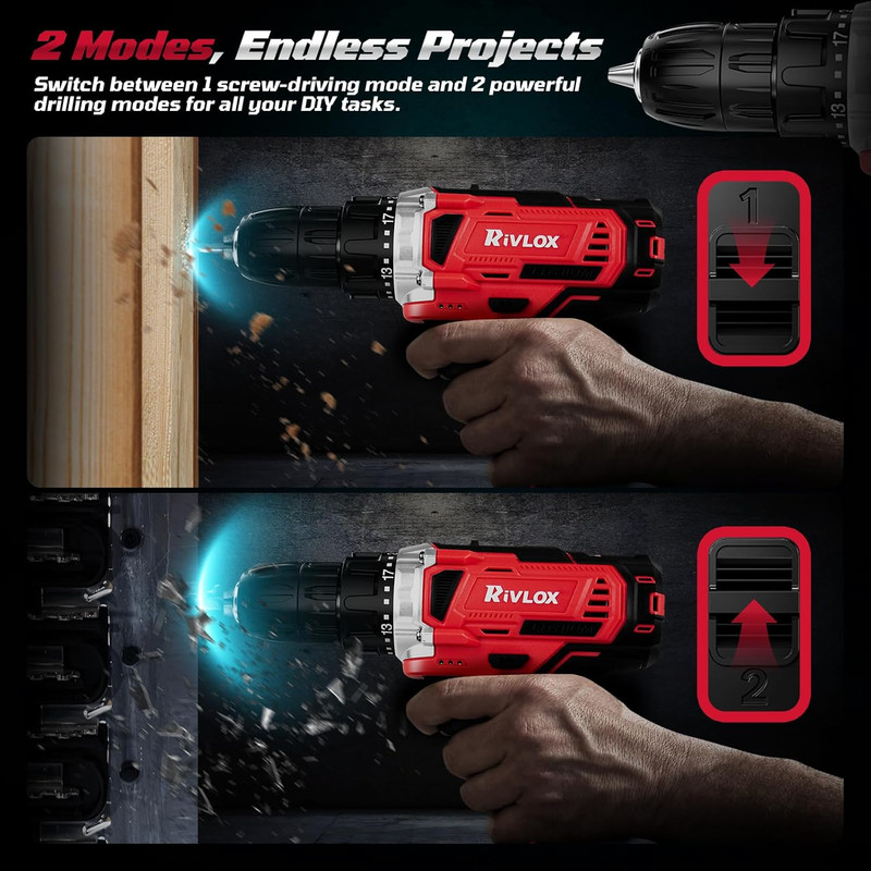 20V Cordless Drill Set,Electric Power Drill Cordless,Power Drill Drivers,Electri gallery