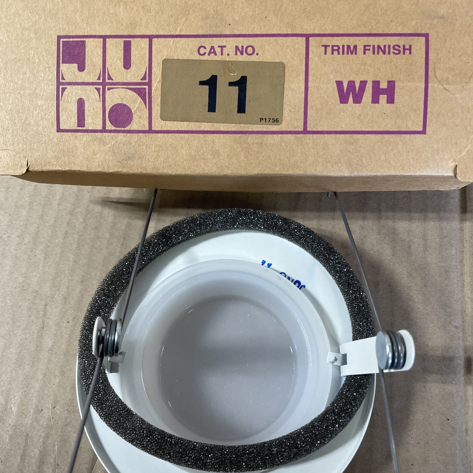 Juno Lighting WH 11 Series Line Voltage Lighting Trim, 5 in OD 11-WH For 4” Hou gallery