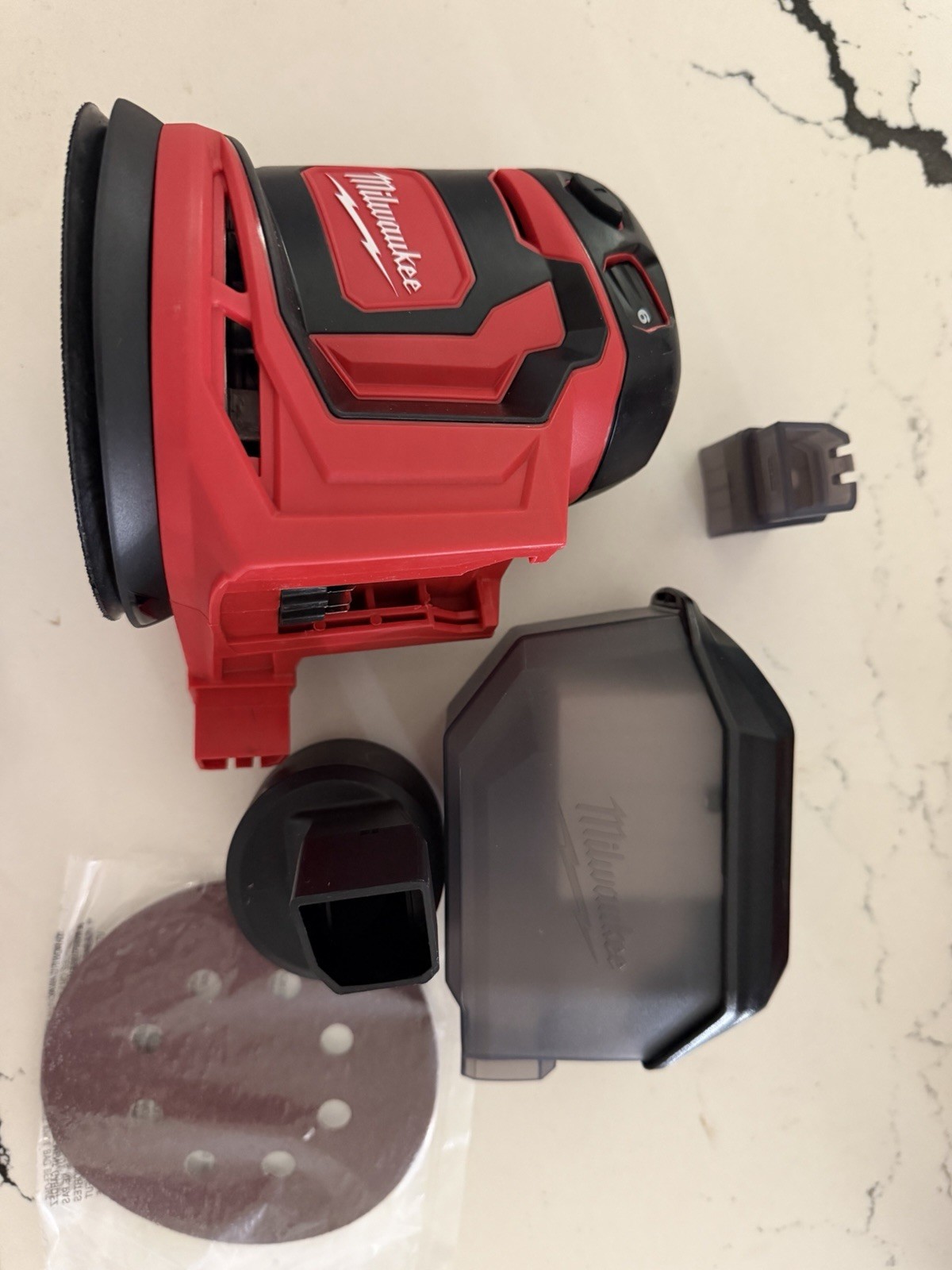 Milwaukee M18 5in Dual Action Random Orbit Sander 2648-20 Tool Only Kit gallery