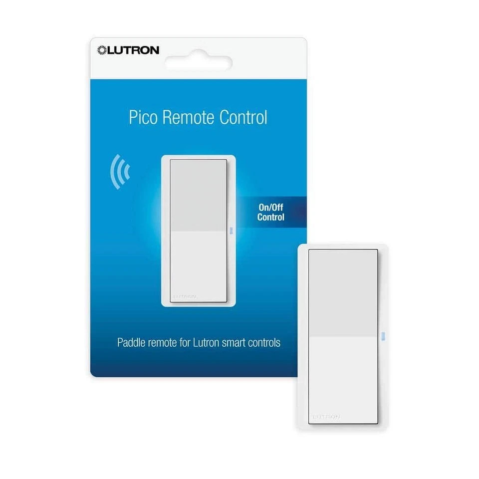 Pico Paddle Remote for On/Off Control of Caseta Smart Switches/Dimmers, White (P gallery