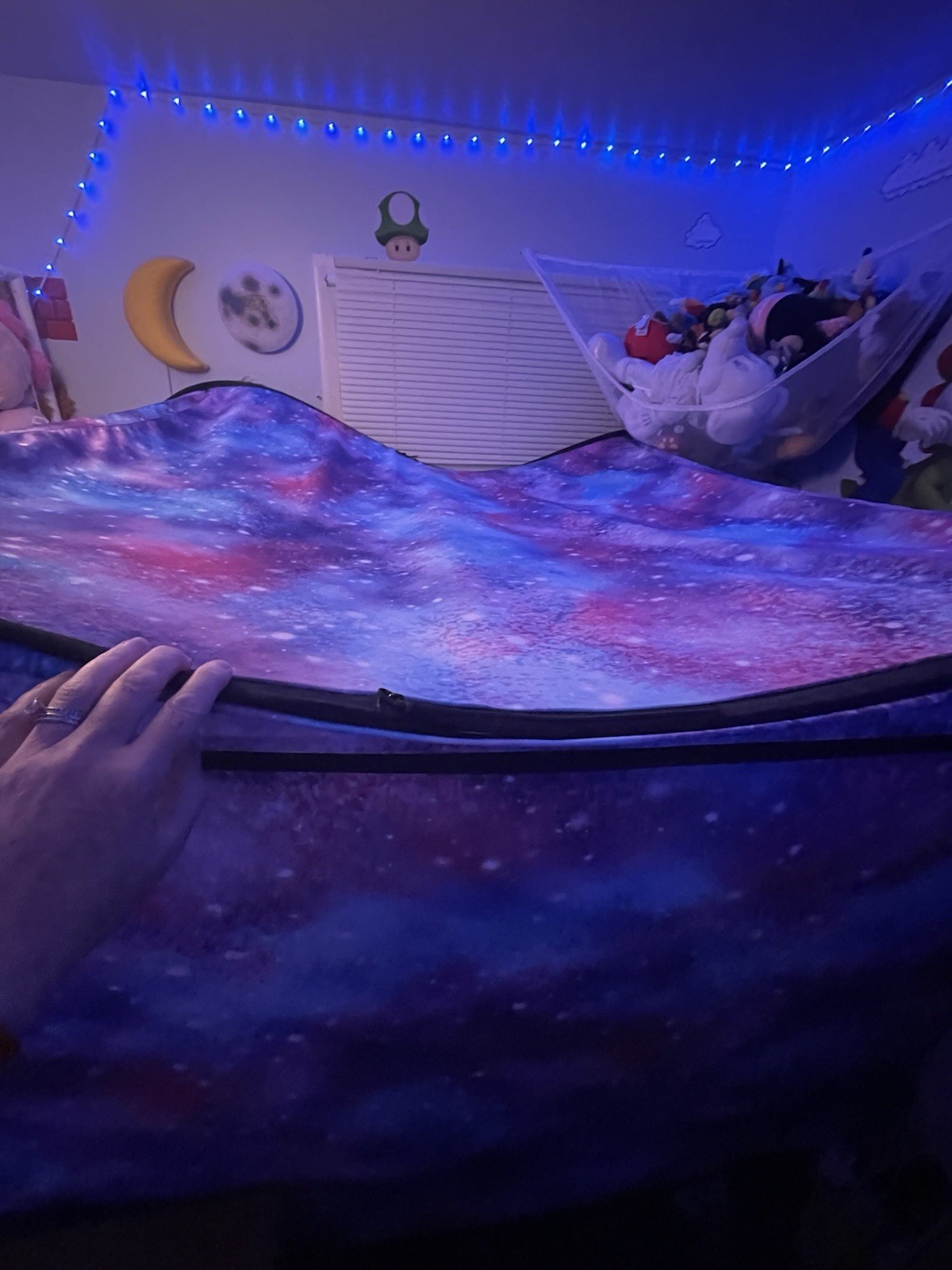 Full Size - Privacy Pop up Tent - Eclipse/galaxy/tie Dye Pattern gallery