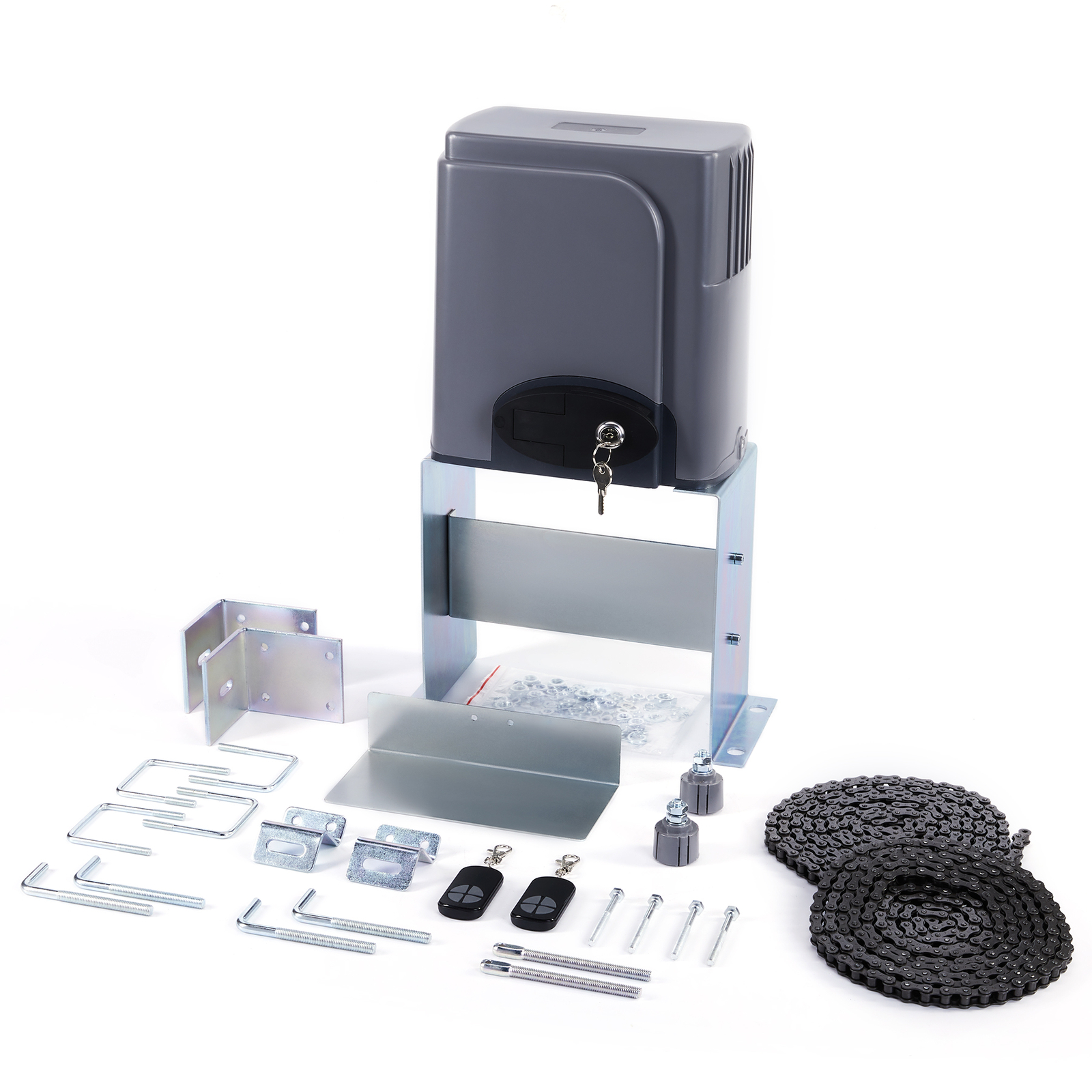 CO-Z Auto Sliding Gate Opener Driveway Remote Control Security System 1400lbs gallery