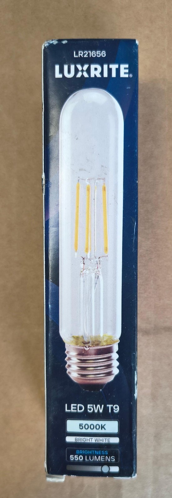 NEW Luxrite LED Tube Light Bulb Dimmable T9 5000K Bright White 550 Lumens gallery