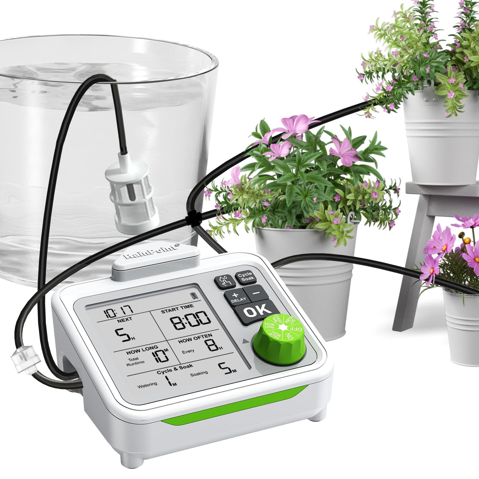 RAINPOINT Automatic Plant Watering Timer for Up to 20 Indoor Pot Plants gallery