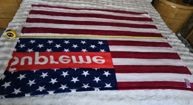 Supreme Throw 60×48" American Flag Plush Vibrant Colors gallery