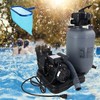 10in 2640GPH Sand Filter Above Ground 1/3HP Swimming Pool Pump intex compatible gallery