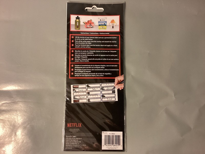 Stranger Things Labels-Netflix, Self-Laminating, Waterproof, Stickers, Tags gallery