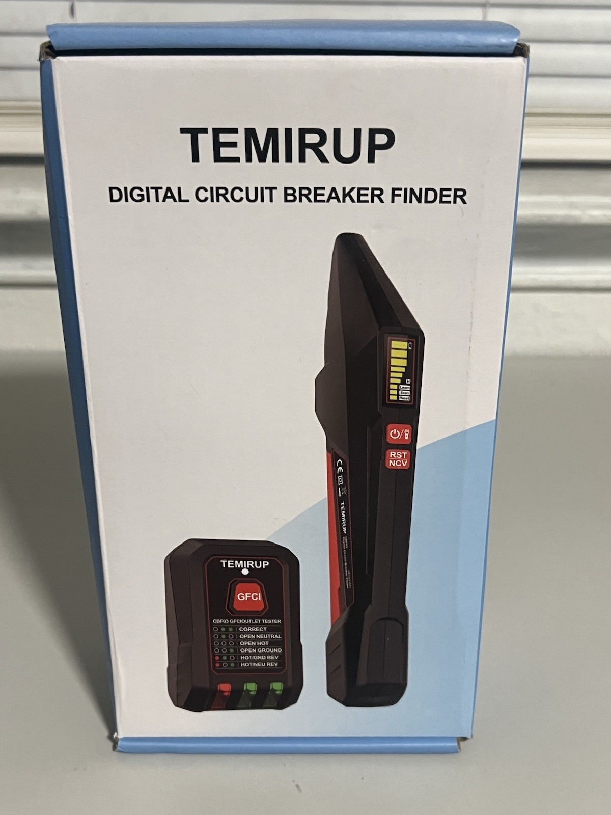 Circuit Breaker Finder with LCD Display, GFCI Outlet Tester, 90-135V gallery
