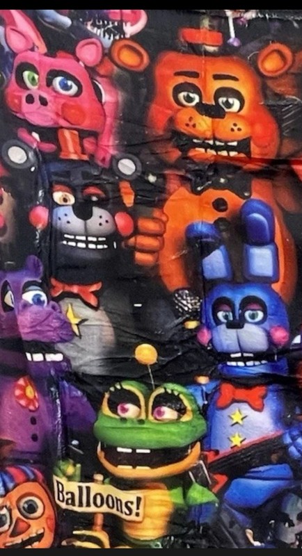 Five Nights At Freddys Cast Soft Throw Blanket | 50 x 40 Inches New Sealed gallery