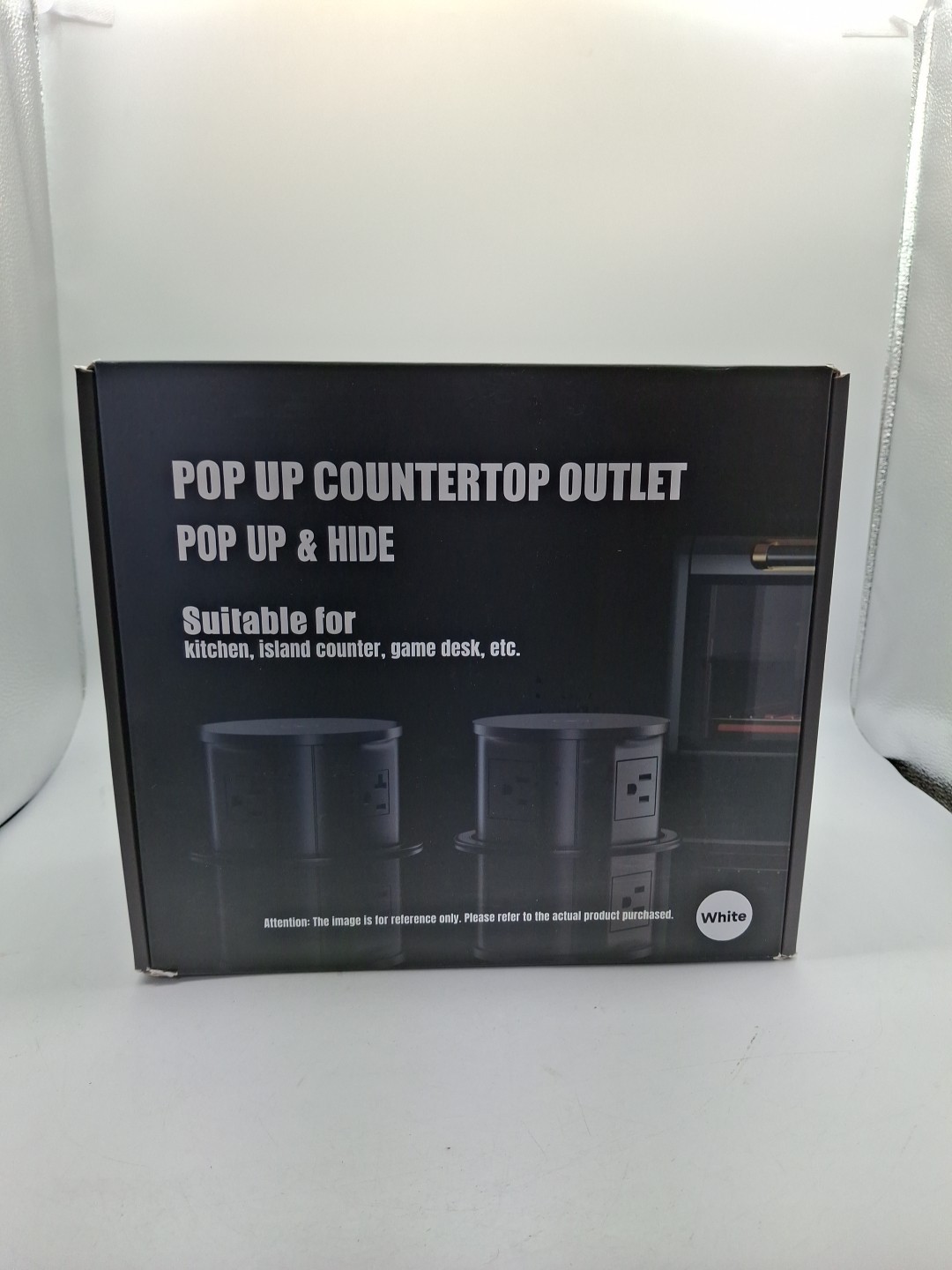 Pop Up Outlet with 15W Wireless Charger, 4 AC Outlets & PD 20W USB Fast Charging gallery