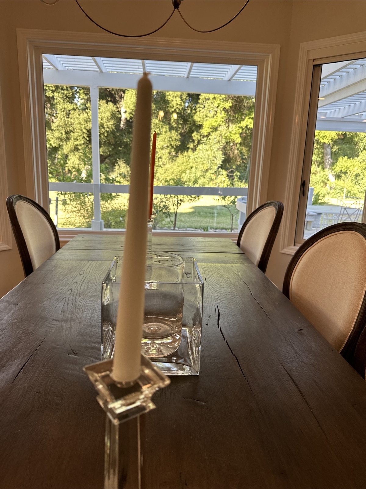 12 Pack Tall Taper Candles 12 Inch IVORY No Drip Unscented No Smoke Candlesticks gallery