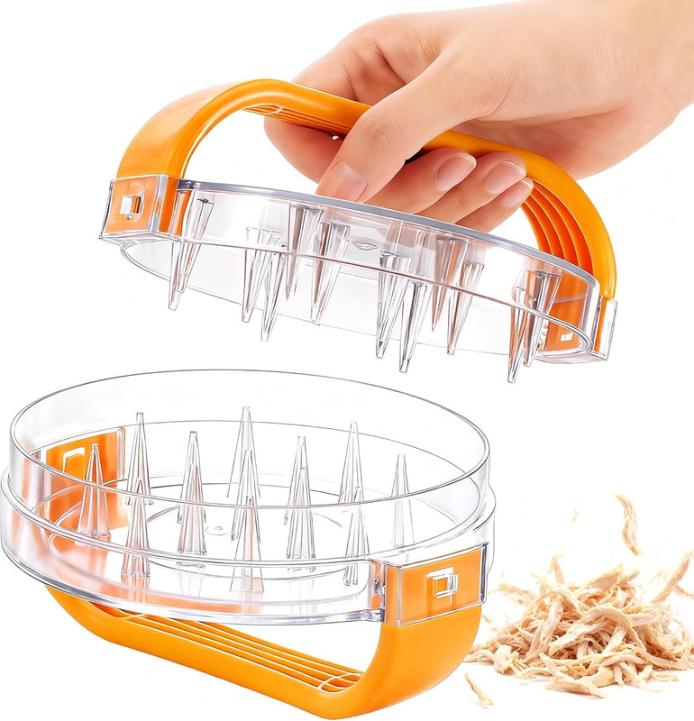 Chicken Shredder - Chicken Breast Shredder Tool Twist, Clear Meat Grinders Shred gallery