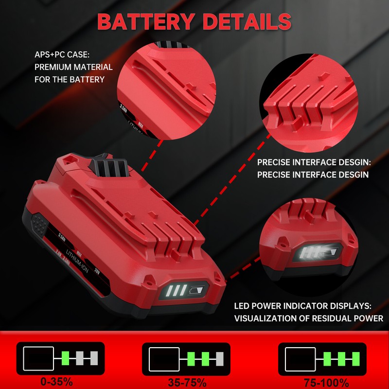 For Craftsman V20 20 Volt MAX Lithium Battery / Charger CMCB204 CMCB202 CMCB206 gallery