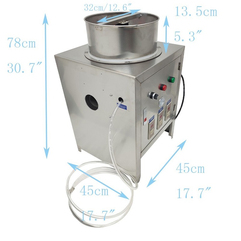USED- Pneumatic Garlic Peeling Machine 20-25kg/h Commercial Garlic Peeler gallery