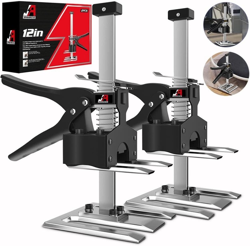 Construction Jack Lifter Handle 2 Pack Load 440LBS Adjustable Wall Tile Lifter gallery