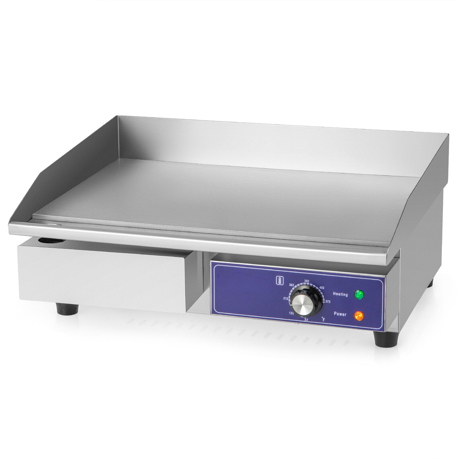 22" Commercial Electric Griddle Countertop Flat Top 2000W Stainless Steel Grill gallery