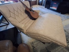 MCM Pristine Condition CONTOUR “The Cimberly” CUDDLER WITH CANVAS MAT.