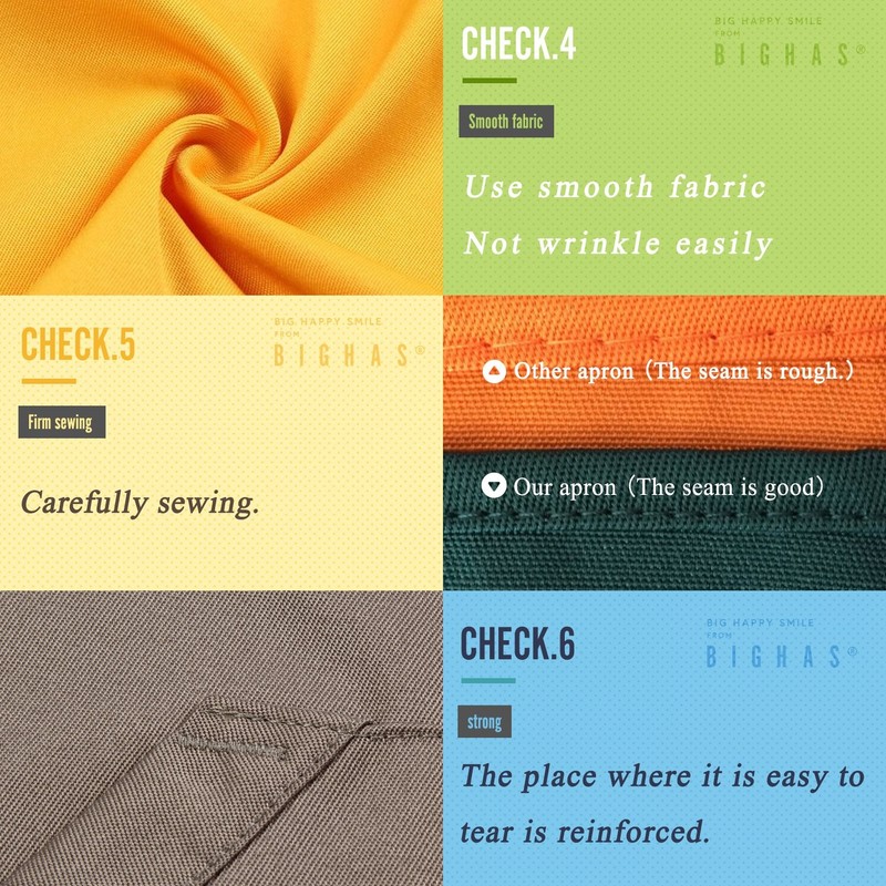 Adjustable Bib Apron with Long Ties for Women Men 18 Colors Chef Kitchen Cooking gallery