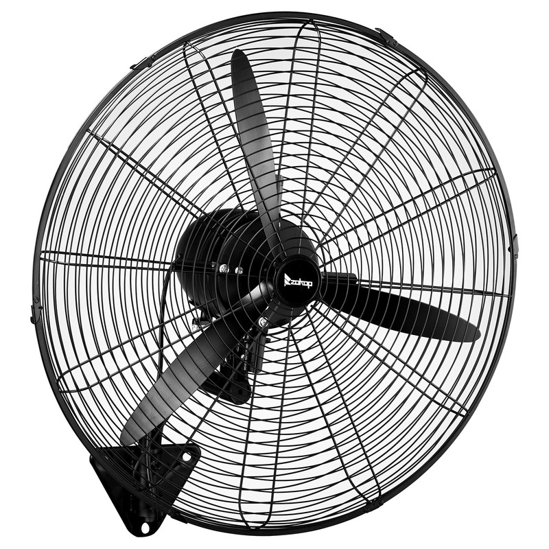 Zokop 2PCS 30'' Industrial Wall Mount Fan Metal 4 Speed Ventilation Shop Fan gallery