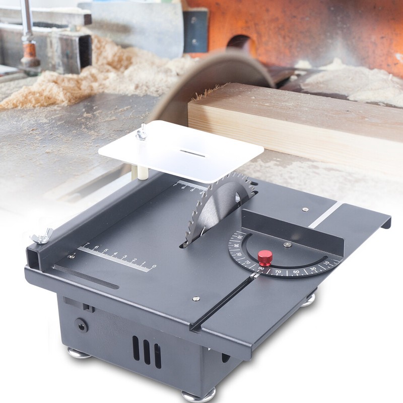 Mini Table Saw Electric Precision Bench Saw Small Woodworking Cutting Tool DIY gallery