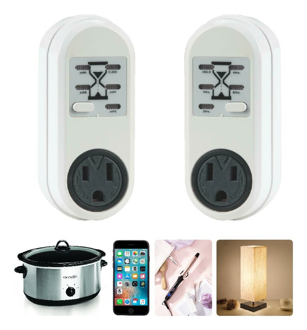 Smart Touch Countdown Timer Switch Auto Shut-Off Outlet Plug-in Outlet - 2 PACK gallery