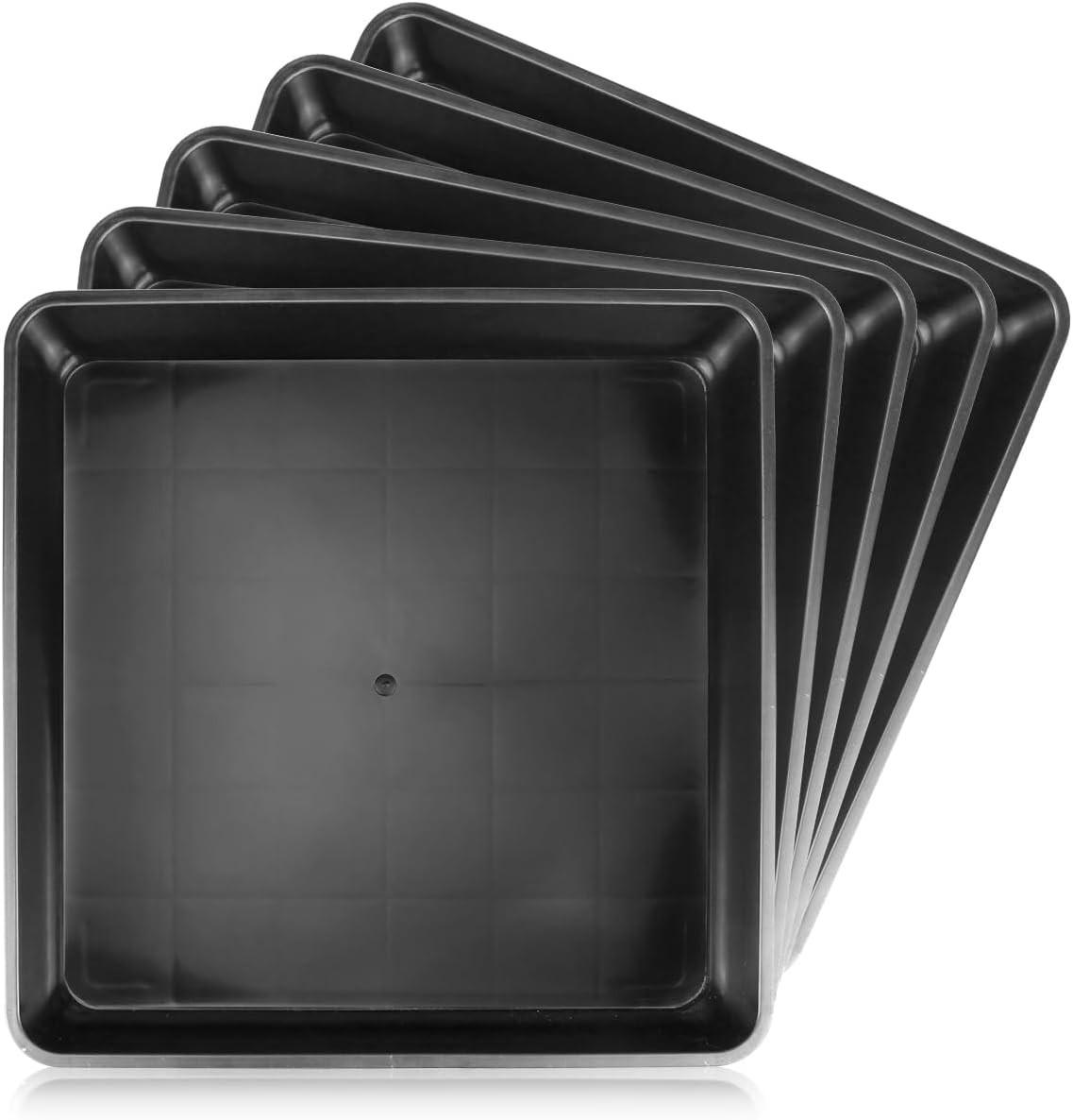 5Pcs Square Plastic Plant Saucer 13 Inches Flower Pot Bottom Seat Flower Pot Tra gallery