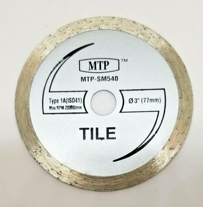 SM540 3" Wet Dry Continuous Diamond Circular Blade Max Rotozip Saw Max Tile gallery