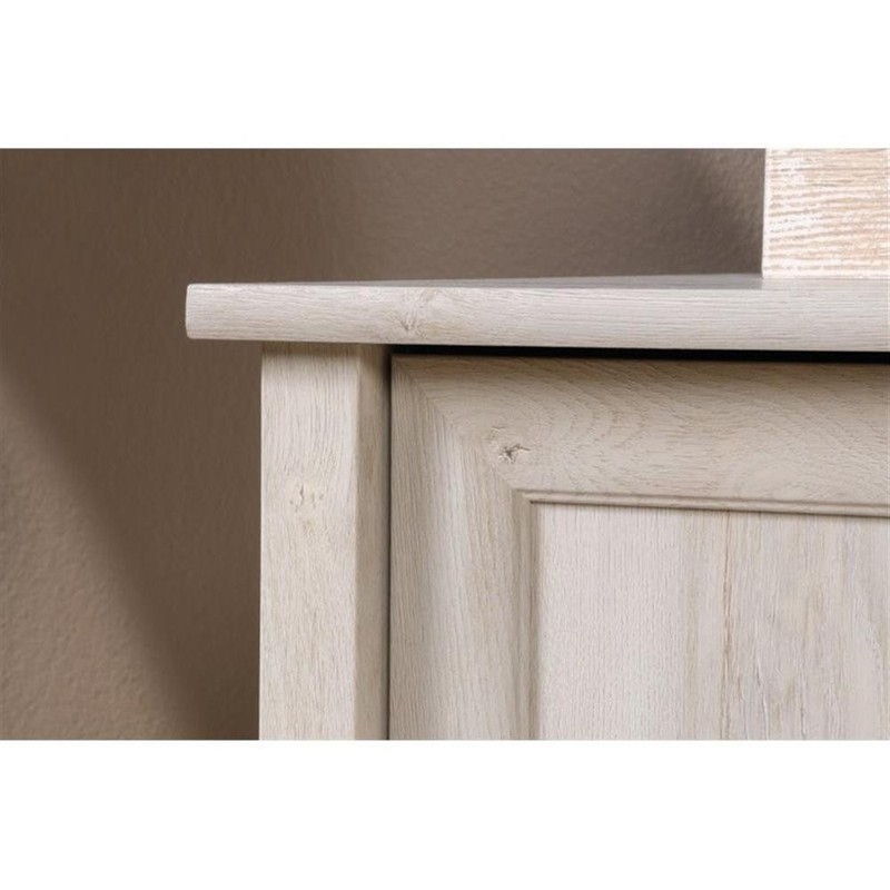 Sauder Edge Water Engineered Wood Computer Desk in Chalked Chestnut gallery