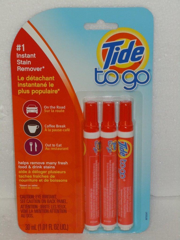 Tide To Go Instant Stain Remover 3 Pack 10mL Portable Pens Procter Gamble 3 PC gallery
