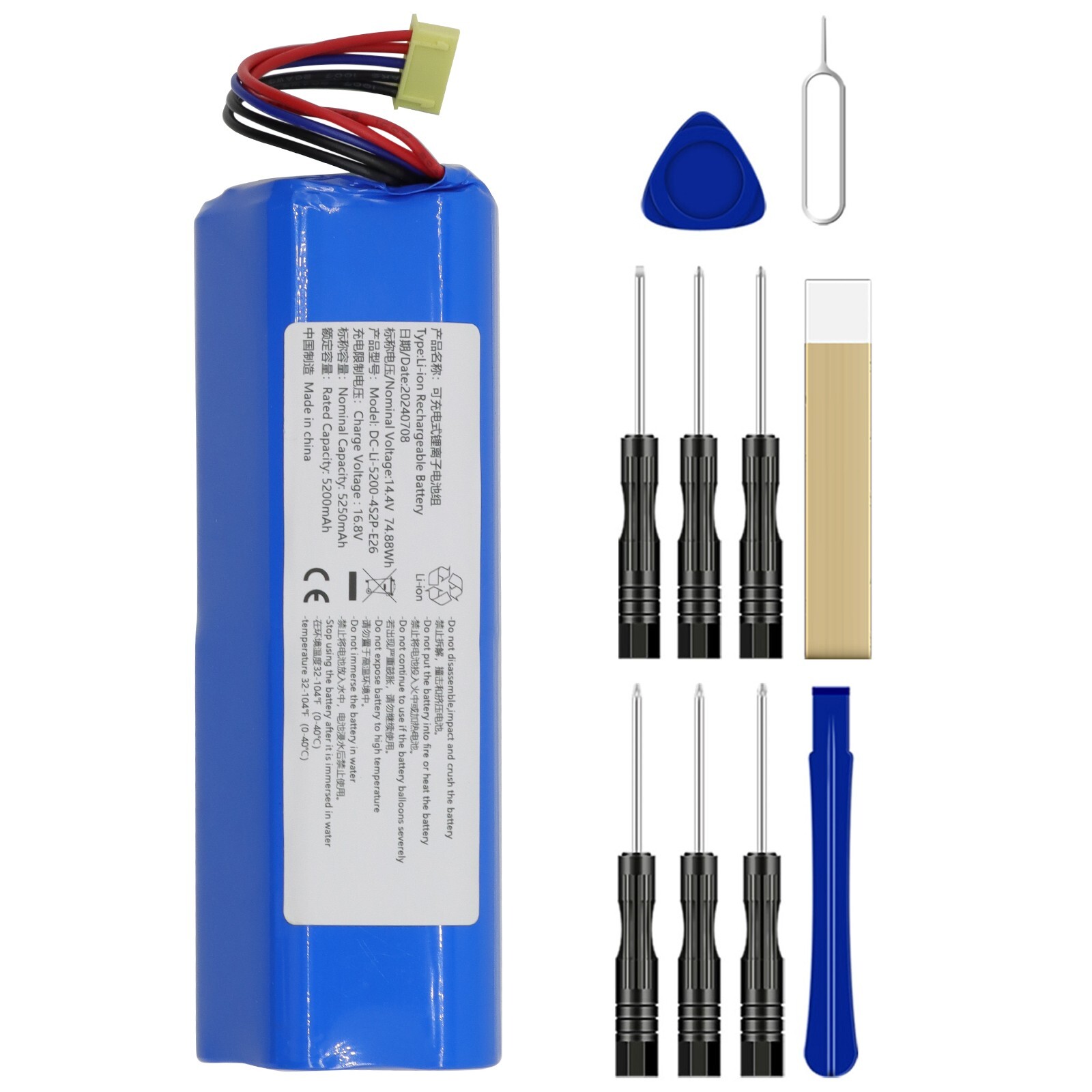 5200mAh Replacement Battery for Ecovacs Deebot OZMO X1 T5 T8 T8AIVI MAX T9 Robot gallery