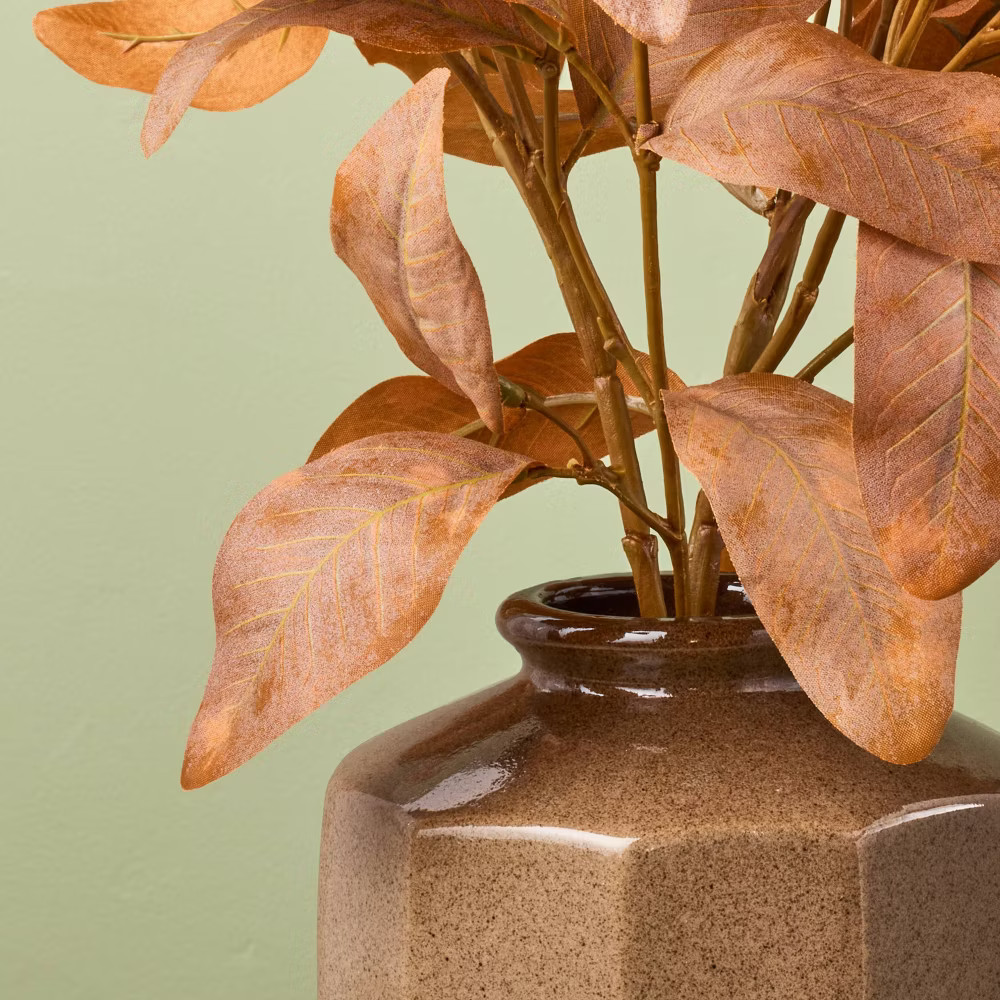 22" Rusted Eucalyptus Artificial Fall Arrangement - Hearth & Hand with Magnolia gallery