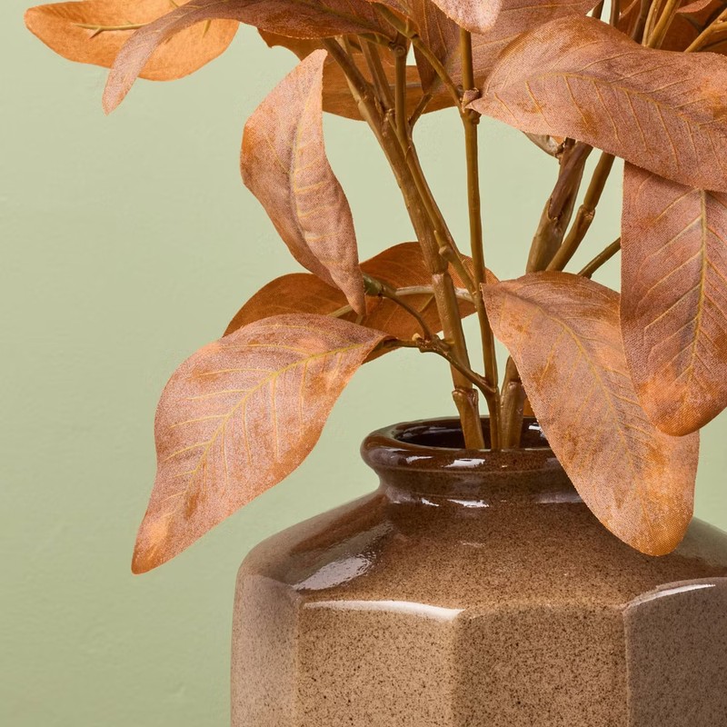 22" Rusted Eucalyptus Artificial Fall Arrangement - Hearth & Hand with Magnolia gallery