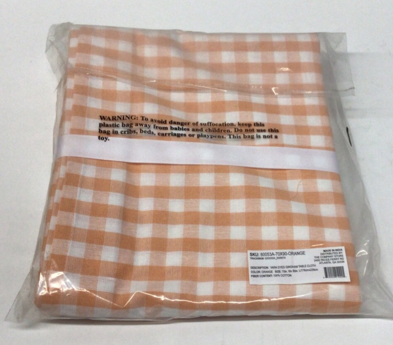 The Company Store Yarn Dyed Gingham Table Cloth-70in.X90in. gallery