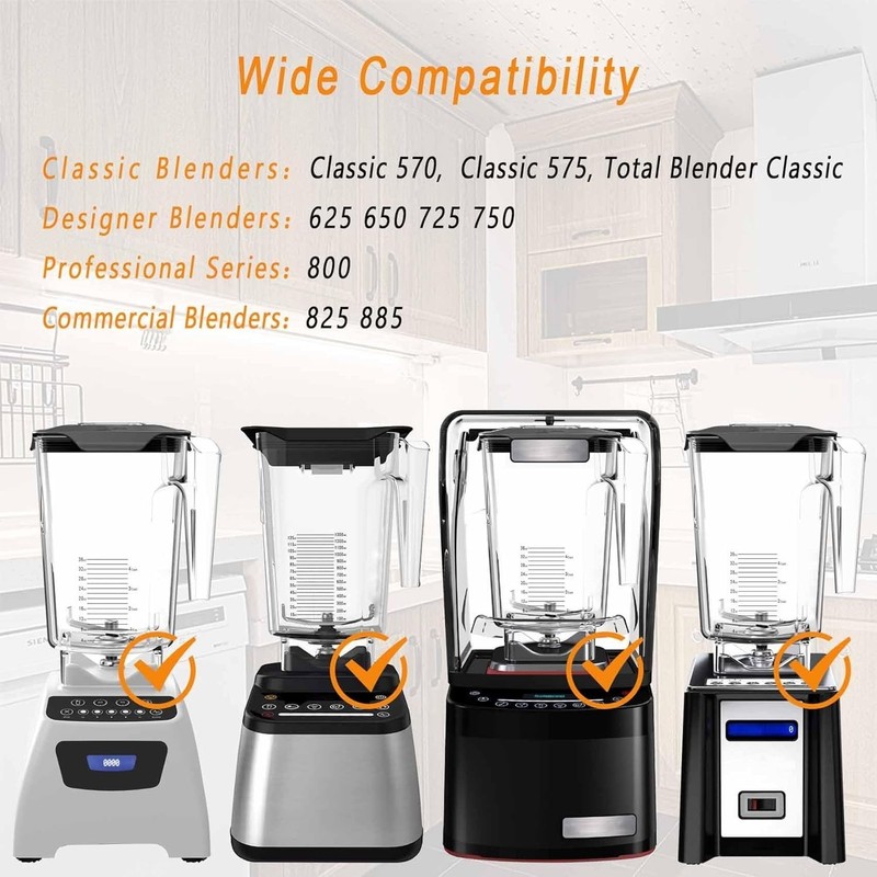 90oz WildSide+ Jar for Blendtec, Replace 570 575 625 650 725 759 800 825 885 Etc gallery