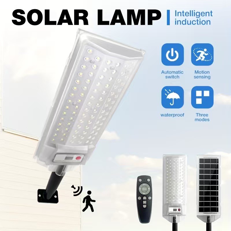 Outdoor Solar Street Light Motion Sensor Lamp Commercial Dusk To Dawn Road Lamp gallery