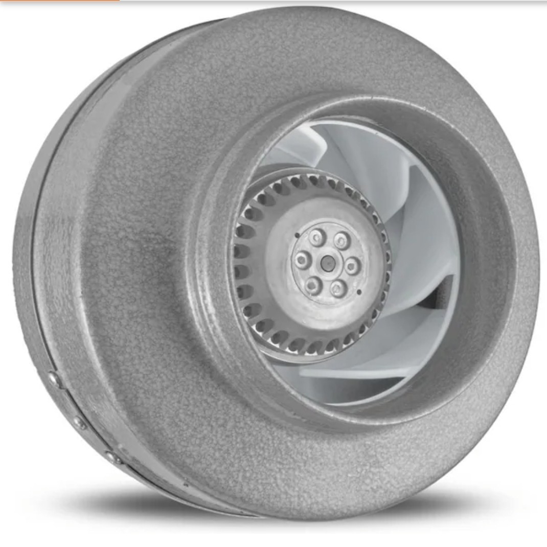 Atmosphere VTX 600 L Vortex VTX Series Inline Fan 6" 278 PCM 120 Volts gallery